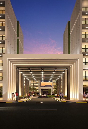 entrance
